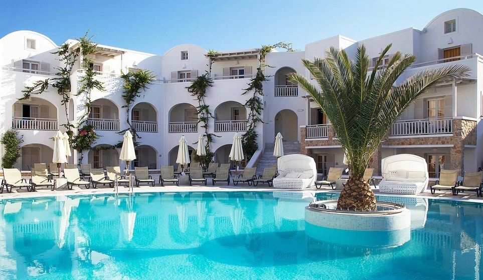 Aegean Plaza Hotel Kamári Екстериор снимка